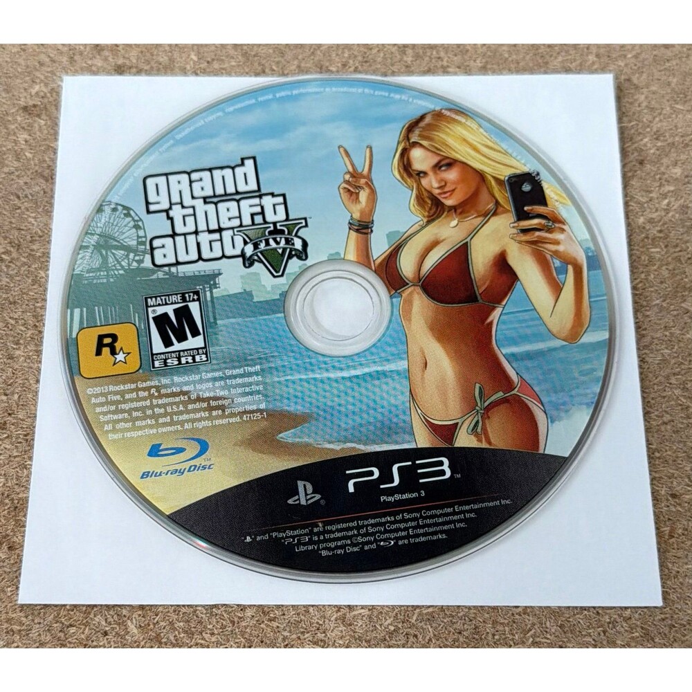 DISC ONLY Grand Theft Auto V PS3